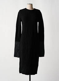 Rochie pulover elasticitate mâneci lungi negru MISS SIXTY femme