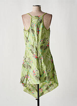 Rochie midi croială fluidă fără mâneci verde DIESEL femeie