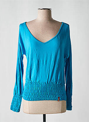 Top elasticitate mâneci lungi albastru MISS SIXTY femeie