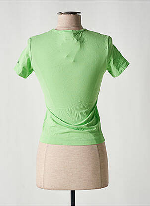 Tricou guler în v mâneci scurte verde MISS SIXTY femeie