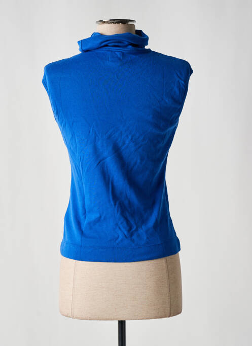 Pulover cu guler înalt albastru MISS SIXTY femeie