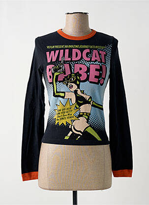 Tricou mâneci lungi mâneci lungi negru REPLAY femeie