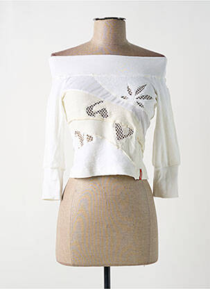 Top alb MISS SIXTY femeie