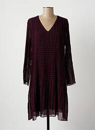 Rochie midi croială fluidă mâneci lungi violet LA FEE MARABOUTEE femeie