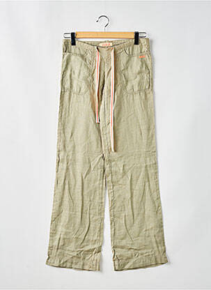 Pantalon drept țesătură crep mărime normală verde KILLAH femeie