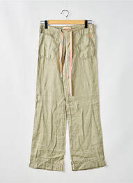 Pantalon drept țesătură crep mărime normală verde KILLAH femme