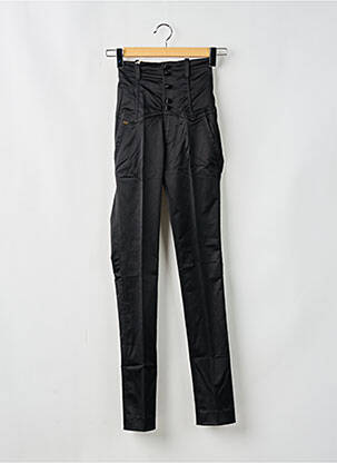 Pantalon slim talie înaltă talie înaltă negru MISS SIXTY femeie