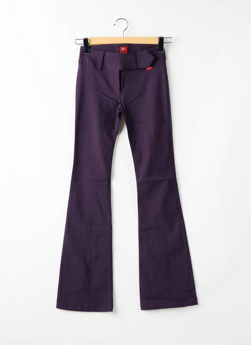 Pantalon evazat violet MISS SIXTY femeie