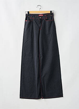 Pantalon evazat talie înaltă talie înaltă negru KILLAH femeie