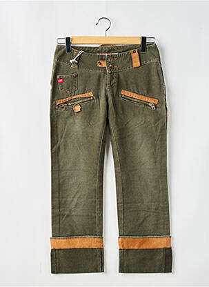 Blugi cu croială dreaptă verde MISS SIXTY femeie