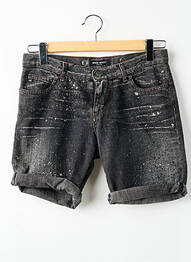 Șort țesătură denim talie joasă gri MISS SIXTY femme