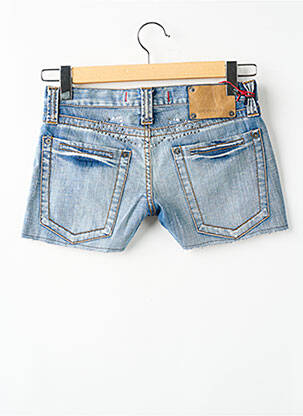 Șort țesătură denim talie joasă albastru BRAY STEVE ALAN femeie