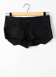 Șort țesătură denim talie joasă negru MISS SIXTY femme