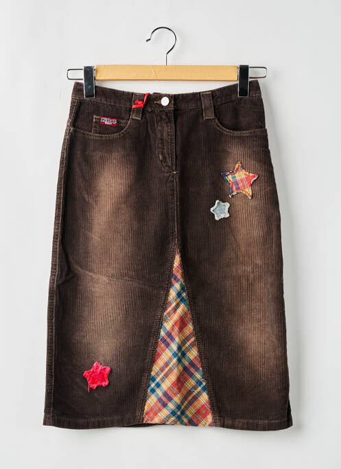 Fustă midi maro KILLAH femeie