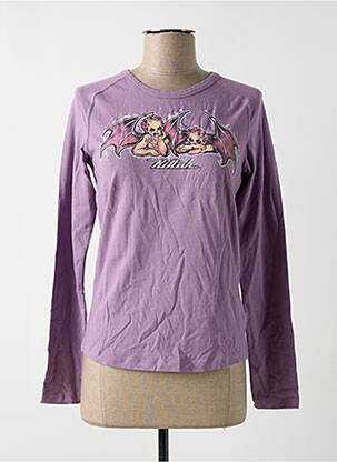Tricou mâneci lungi mâneci lungi violet KILLAH femeie