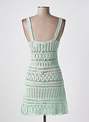 Rochie midi guler rotund bretele subțiri verde KILLAH femeie
