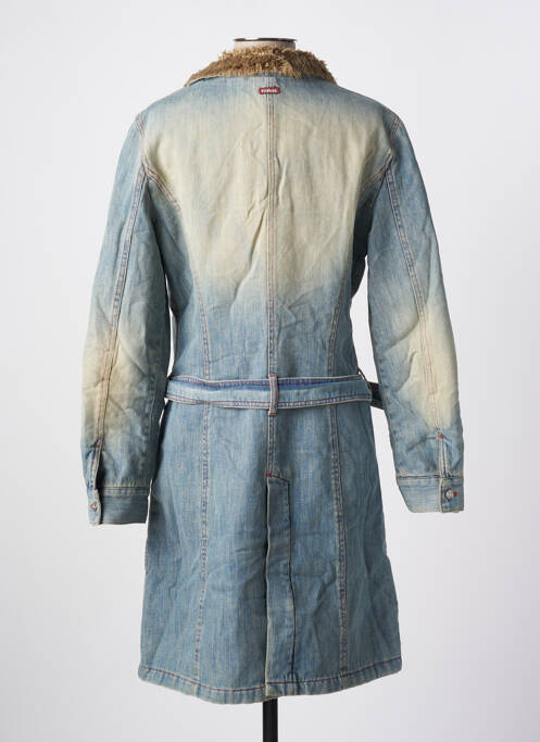 Palton lung albastru MISS SIXTY femeie