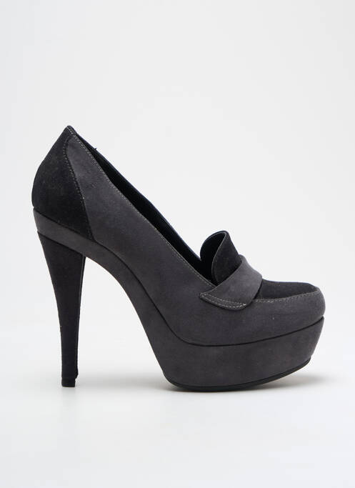 Pantofi cu toc gri NC1990 femeie