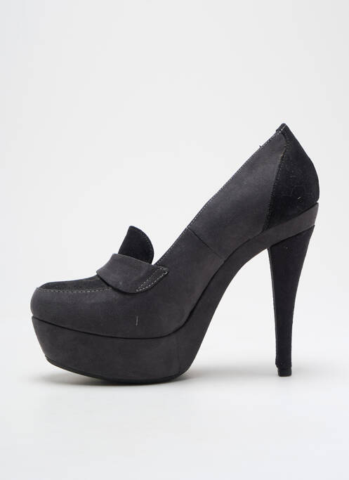 Pantofi cu toc gri NC1990 femeie