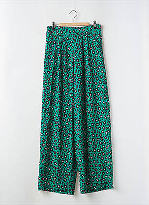 Pantalon larg verde LOAVIES femeie