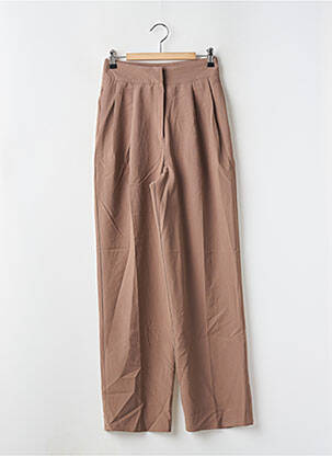 Pantalon drept elasticitate talie înaltă maro NASTY GAL femeie