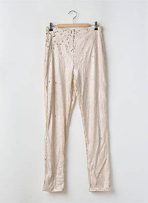 Pantalon slim bej BOOHOO femeie