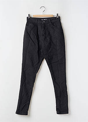 Blugi skinny talie înaltă talie înaltă negru BOOHOO femeie