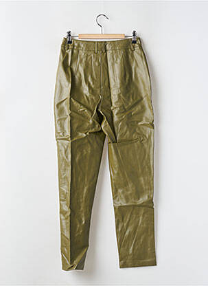 Pantalon drept talie cu cleme talie înaltă verde NASTY GAL femeie