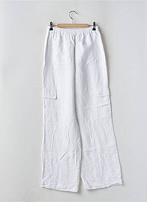 Pantalon larg croială fluidă mărime normală alb BROWNIE femeie