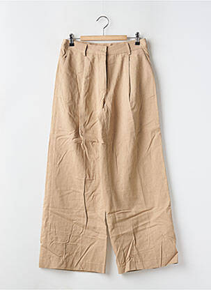 Pantalon larg bej KAREN MILLEN femeie