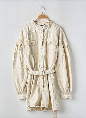 Salopetă scurtă bej BOOHOO femeie