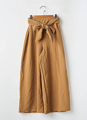 Pantalon larg bej BOOHOO femeie