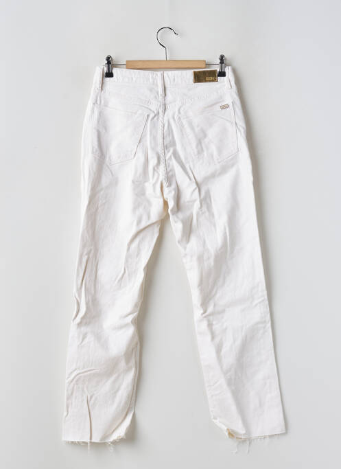 Blugi cu croială dreaptă alb REIKO femeie