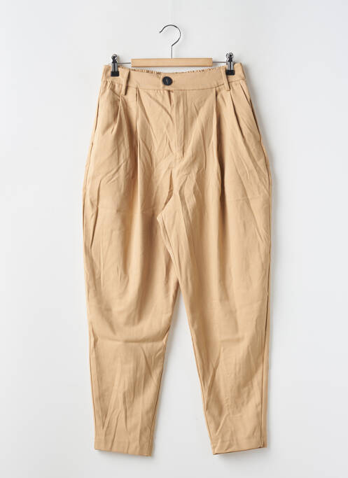 Pantalon drept bej BERSHKA femeie