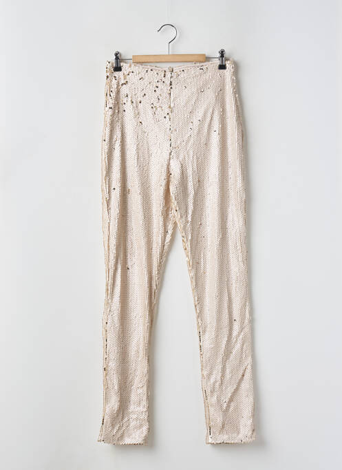 Pantalon slim bej BOOHOO femeie