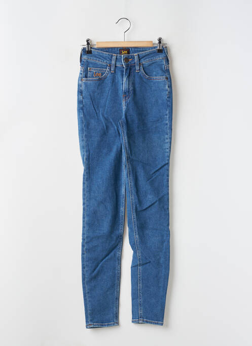 Blugi skinny talie înaltă talie înaltă albastru LEE femme