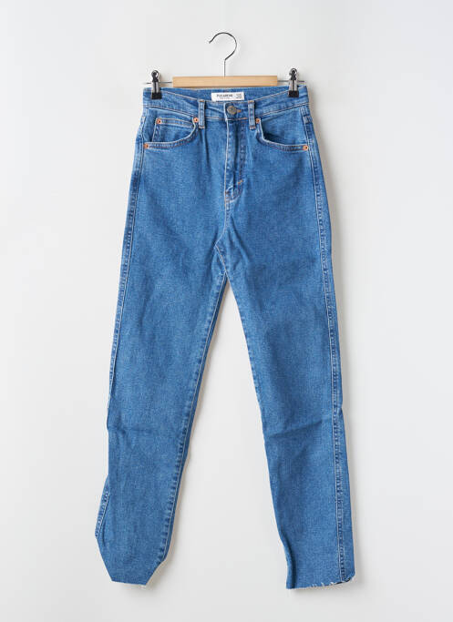 Blugi croială Mom albastru PULL & BEAR femeie