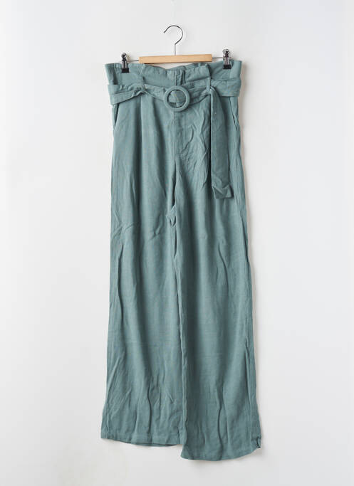Pantalon larg verde RUE MAZARINE femeie