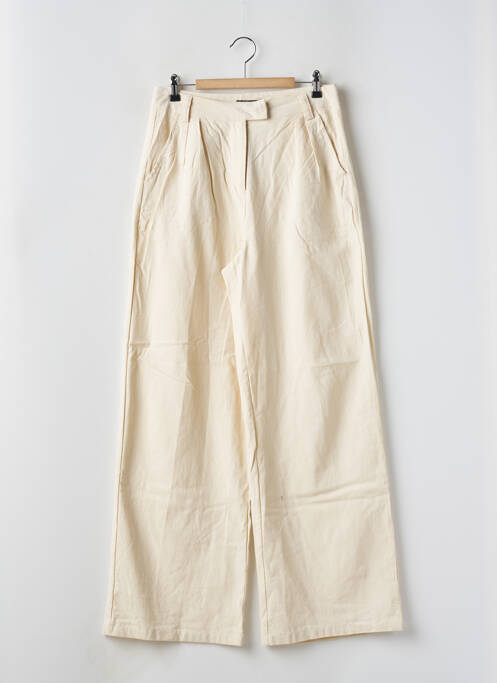 Pantalon larg bej NASTY GAL femeie