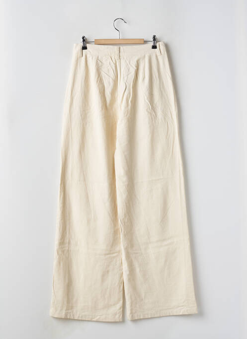 Pantalon larg bej NASTY GAL femeie