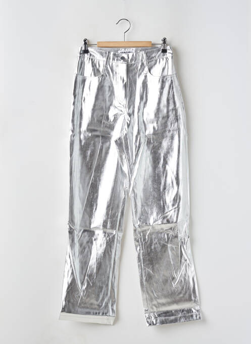 Pantalon drept argintiu AMYLYNN femeie