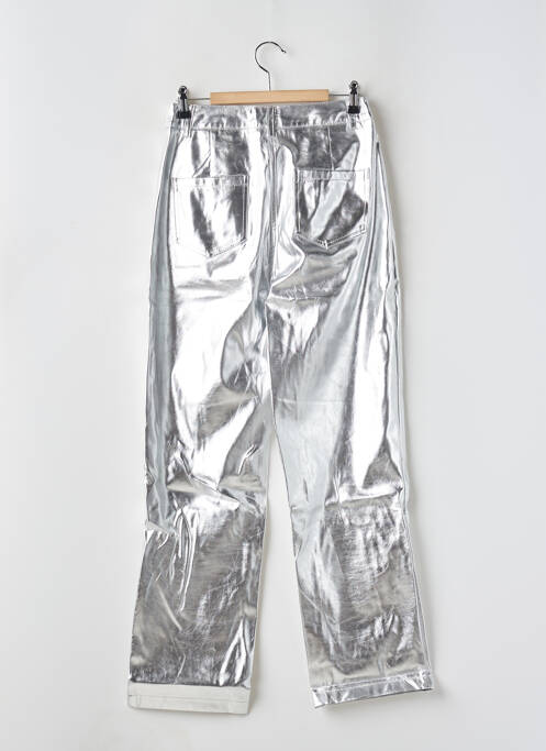 Pantalon drept argintiu AMYLYNN femeie