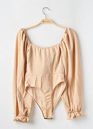 Body  mâneci lungi culoare piersică BOOHOO femeie