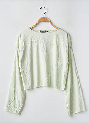 Top elasticitate mâneci lungi verde NASTY GAL femeie