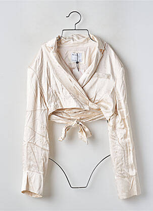 Bluză bej BERSHKA femeie