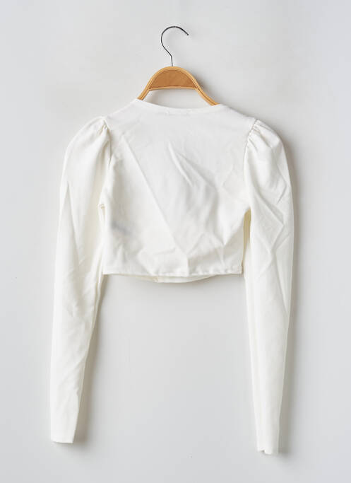 Top alb BOOHOO femeie