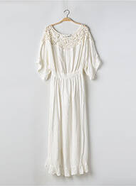 Rochie lungă croială evazată mâneci 3/4 bej MOLLY BRACKEN femeie