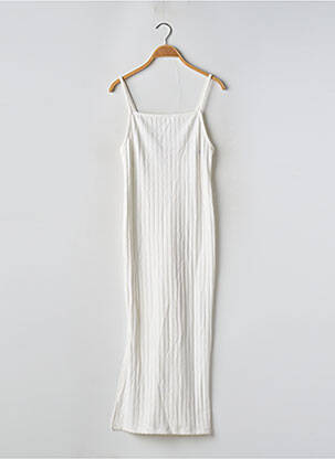 Rochie midi alb BERSHKA femeie