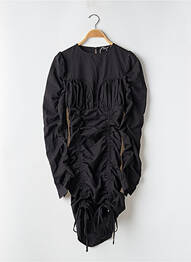 Rochie scurtă mâneci lungi mâneci lungi negru BOOHOO femme