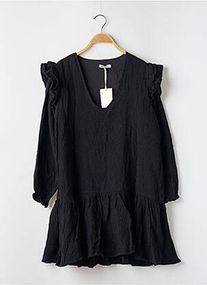 Rochie scurtă mâneci lungi mâneci lungi negru KILIBBI femeie